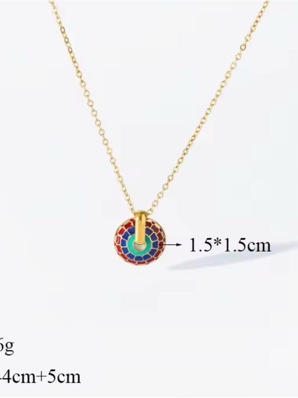 Elegant  Multicolor Necklace &  Earrings Set - Picture 5 of 6